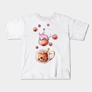 Bubble Tea Bliss Kids T-Shirt